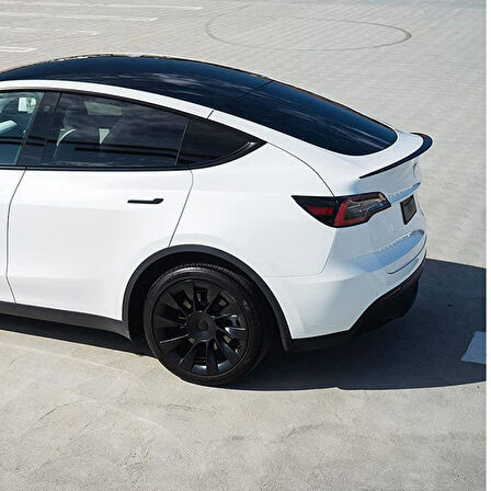 Tesla Model Y Bagaj Üstü Piano Black Spoiler