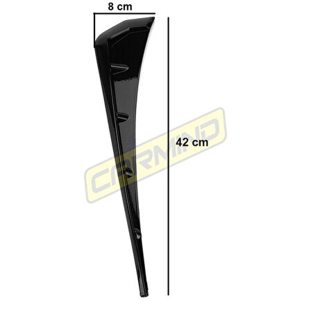 Hyundai İ20 Yan Çamurluk Venti Piano Black (2 Adet)