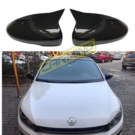 Vw Scirocco Batman Yarasa Ayna Kapağı Piano Black