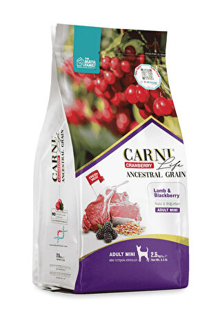 PETLOVEBUTİK CRANBERRY ANCESTRAL GRAIN KÖPEK KUZU & BÖĞÜRTLEN 7KG YETİŞKİN MINI