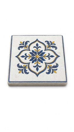 CEREN WOODEN 5'li Mermer bardak altlığı