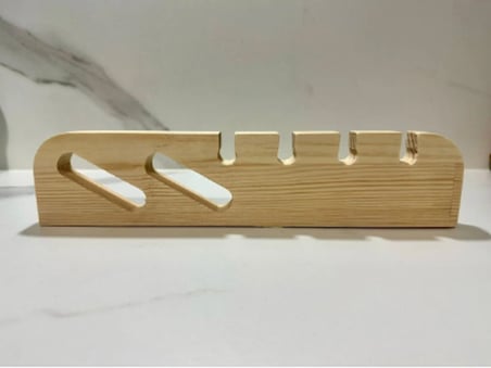 Ahşap Duvara Yapıştırılabilir Diş Fırçalık Diş Macunluk Diş Macunu Rafı Standı