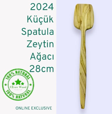 Doğal Zeytin Ağacı Spatula El yapımı Hand Made Ahşap Tahta Spatula