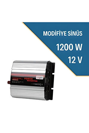 Carspa 1200W Watt Modifiye Sinüs İnverter -İnvertör