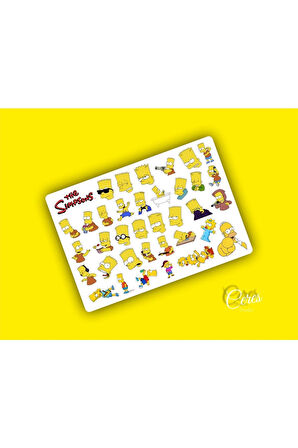 The Sımpson Bart Sticker - 37 Etiket