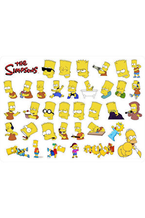The Sımpson Bart Sticker - 37 Etiket