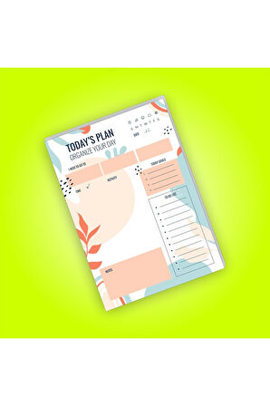 Günlük Planlayıcı | Daily Planner | Notepad | Notebook | Not Defteri | A5 Bloknot