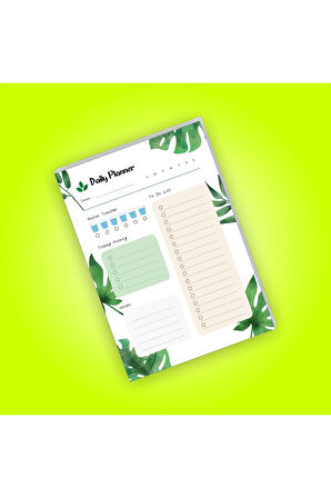 Günlük Planlayıcı | Daily Planner | Notepad | Notebook | Not Defteri | A5 Bloknot