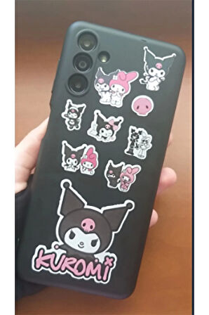 Kuromi Sticker Etiket Tek Sayfa 43 Adet Etiket ( Planlayıcı Bullet Journal Için Uygundur.)
