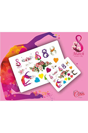 8 Mart Kadınlar Günü Çıkartmaları | Etiket | Sticker