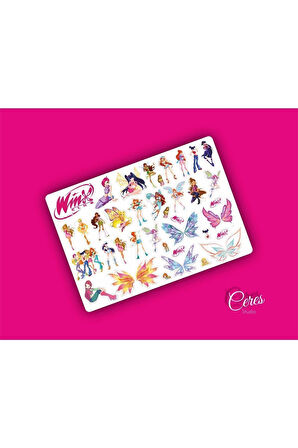 Winx Club Sticker Etiket Çıkartma - 2 Sayfa 92 Etiket