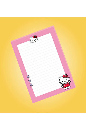 Hello Kitty Not Defterleri | Notepad | Bloknot | A5 (14x20cm) 40 Sayfa Not Defteri