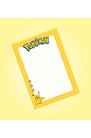 Pokemon Not Defterleri | Notepad | Bloknot | A5 (14x20cm) 40 Sayfa Not Defteri