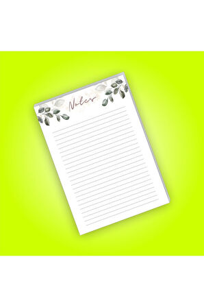 Notes | Planner | Notepad | Notebook | Not Defteri | A5 Bloknot
