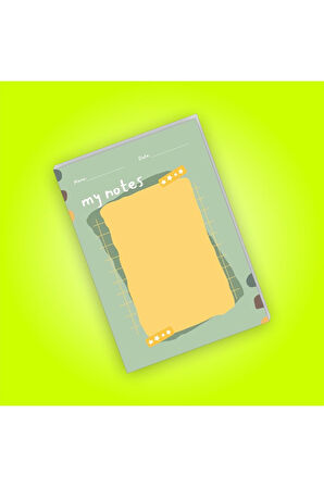 Notes | Planner | Notepad | Notebook | Not Defteri | A5 Bloknot