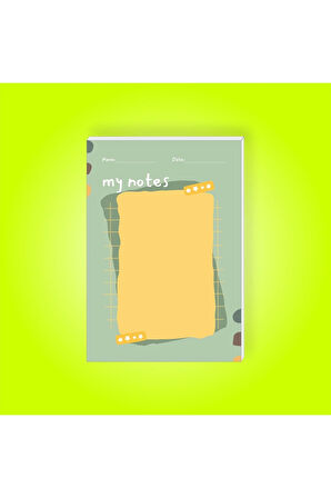 Notes | Planner | Notepad | Notebook | Not Defteri | A5 Bloknot