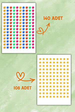 7 Sayfa Öğretmen Sticker Seti Öğrenci/ Ödül/ Ödev Stickerı/A4 Boyutu