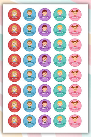 40 Adet Öğretmenler İçin Ödül/Ödev/Motivasyon/Etiket Okul Sticker