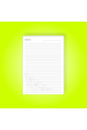 Notes | Planner | Notepad | Notebook | Not Defteri | A5 Bloknot
