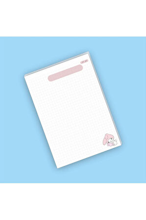Cinnamoroll Melody Kuromi | Planlayıcı | Notepad | Bloknot | Memo | (14x19cm) 40 Sayfa Not Defteri