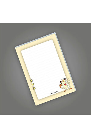 Pokemon Not Defterleri | Notepad | Bloknot | A5 (14x20cm) 40 Sayfa Not Defteri