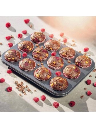 12'Li Kek Kalıbı Yanmaz Yapışmaz Muffin Cupcake Kalıbı Kek Kalıbı