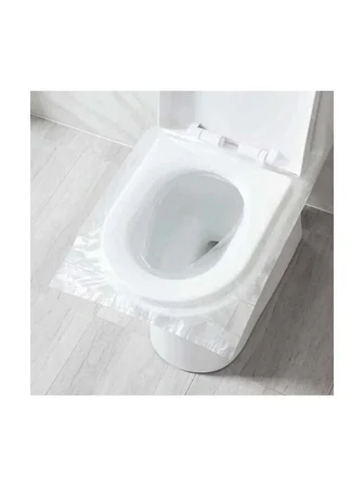 Tek Kullanımlık Klozet Örtüsü 50 Adet Şeffaf Hijyenik Kullanım İçin Pratik Çözüm