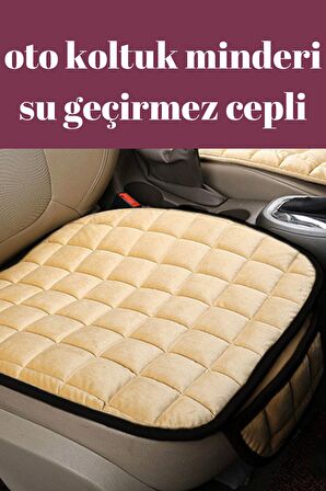 Soft Alkantra Oto Koltuk Minderi Sıvı Geçirmez Astar Kaymaz