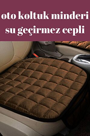 Soft Alkantra Oto Koltuk Minderi Sıvı Geçirmez Astar Kaymaz