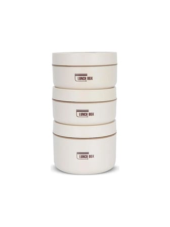 Paslanmaz Çelik Yemek Termosu 3'lü Set 304 Çelik - Termal Çantalı