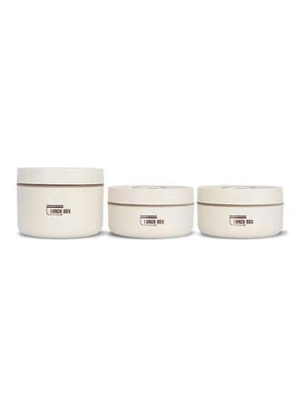 Paslanmaz Çelik Yemek Termosu 3'lü Set 304 Çelik - Termal Çantalı