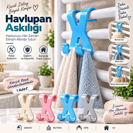 Havlupan Askılığı Askı Havlu - 1 Adet
