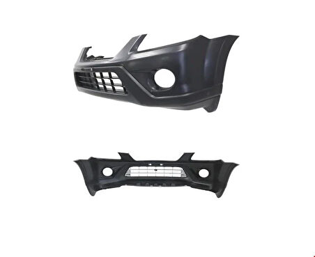 Honda CR-V 2005 Sonrası Uyumlu Ön Tampon (Sis Delikli)