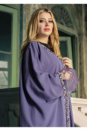 Lavender Abaya
