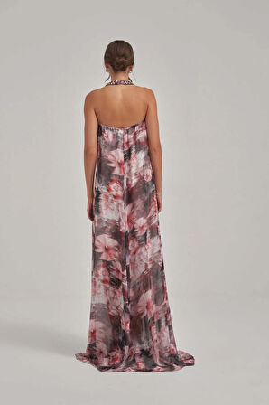 Özel Taş Ve Çiçek El İşlemeli Desenli Elbise Ceket Takım