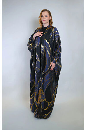 Jakar Kumaş Ve İç Elbiseli Sendi Kumaş İkili Takım Abaya