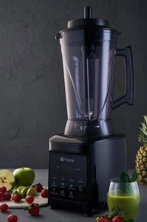 Vosco Dijital Bar Blender Pro XL 1200 W 4 L 8 Bıçaklı Siyah