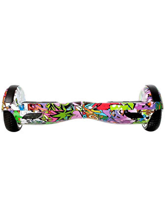 CityMate Elektrikli Kaykay Full Ledli Hoverboard D-04 Bluetooth Hoparlörlü 6.5 Inch Desenli Çanta Hediye