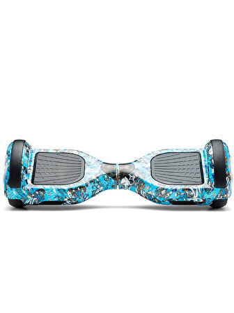 CityMate Elektrikli Kaykay Full Ledli Hoverboard D-20 Bluetooth Hoparlörlü 6.5 Inch Desenli Çanta Hediye