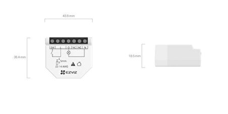 Ezviz CS-T35-R100-W Akıllı Ev Wi-Fi Rölesi