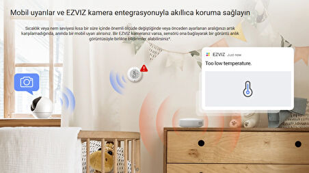 EZVIZ CS-T51C AKILLI SICAKLIK VE NEM SENSÖRÜ