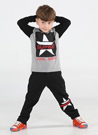 Super Star Erkek Çocuk Jogger + T-shirt Takım