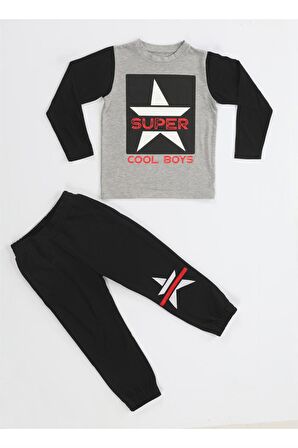 Super Star Erkek Çocuk Jogger + T-shirt Takım