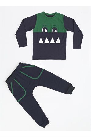 Timsah Cepli Baggy Pantolon + T-shirt Takım