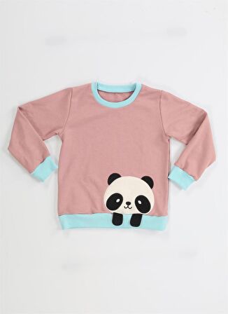 Panda Gülkurusu Kız Çocuk Sweatshirt