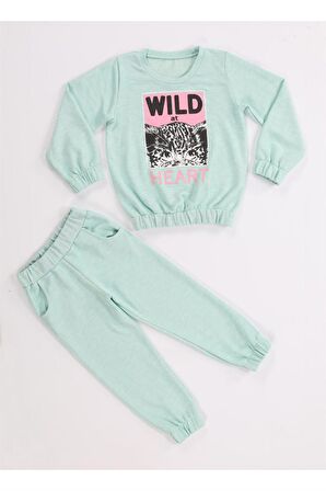 Cute Wild Mint Jogger Eşofman Takım