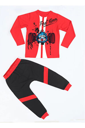 Yarışcı Baggy Kesim Pantolon +T-shirt Takım