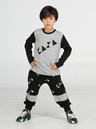 Casa Black Baggy Pantolon + T-shirt Takım