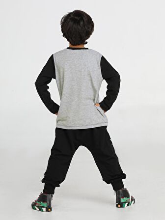 Casa Black Baggy Pantolon + T-shirt Takım