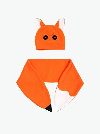 Fox Unisex Şapka+Kaşkol Takım